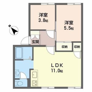 フレグランス魚住 0101号室