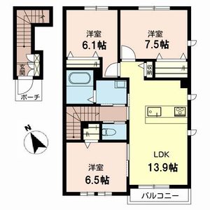 セフィールドⅠ 0203号室