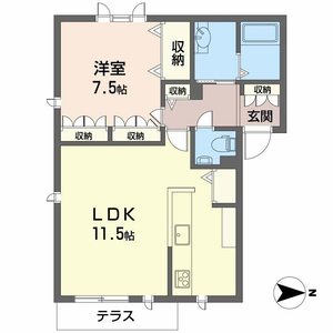 シャーメゾン丸橋 C101号室