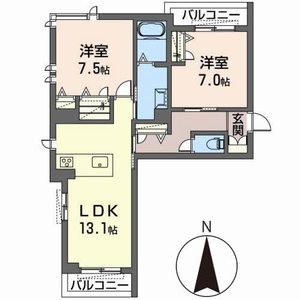 Ｍａｐｌｅ　Ｇａｒｄｅｎ 0205号室