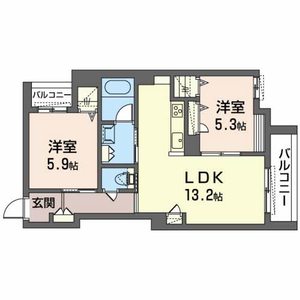 Ｔｒｉｍ　Ｐｌｕｓ　Ⅱ　ｍｉｎａｍｉｉｂａｒａｋｉ 0303号室