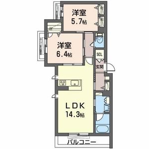 Ｔｒｉｍ　Ｐｌｕｓ　Ⅱ　ｍｉｎａｍｉｉｂａｒａｋｉ 0201号室
