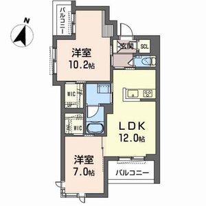 シャーメゾンガーデンズ　ＫＮＫ 0205号室