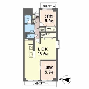 ヴィラ・ソレーユ高槻 0301号室