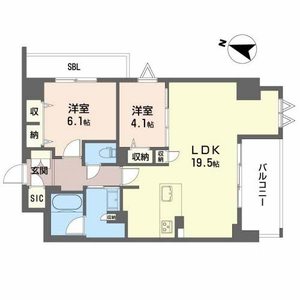 シャーメゾングラン御影 0702号室