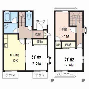 藤原台ハイツ 0001号室