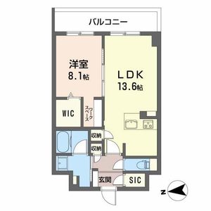 シャーメゾン立花 0502号室