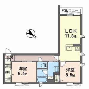 メゾンシュシュ 0102号室