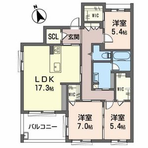 ビレッジズ（Ｔｈｅ　Ｖｉｌｌａｇｅｓ）シャーメゾン 0015号室