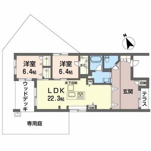 ビレッジズ（Ｔｈｅ　Ｖｉｌｌａｇｅｓ）シャーメゾン 0006号室