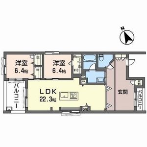 ビレッジズ（Ｔｈｅ　Ｖｉｌｌａｇｅｓ）シャーメゾン 0016号室