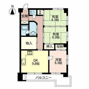 グレース北園 0203号室