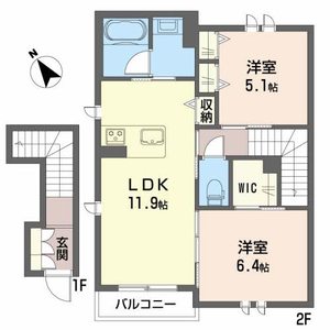 グレンディールⅡ 0201号室