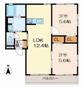 リッチンコートⅡ B102号室