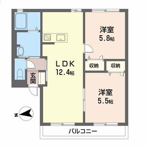 リッチンコートⅠ A202号室