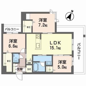 シャーメゾンガーデンズ芦屋翠ヶ丘 0213号-6