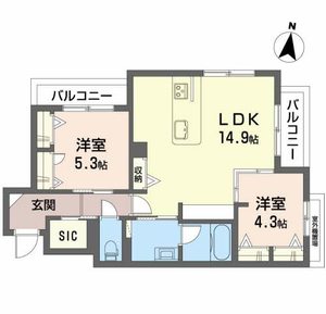 シャーメゾン南田辺Ⅱ 0301号-7