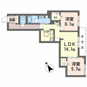 シャーメゾン　リッシュ高石 0103号室