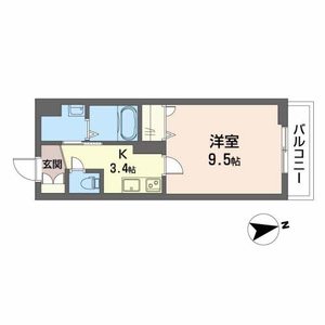 シャーメゾン　オーク八戸ノ里 0206号室