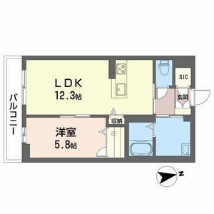 シャーメゾン　オーク八戸ノ里 0202号室