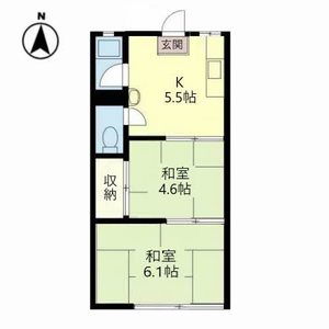 中川コーポⅠ 0201号室