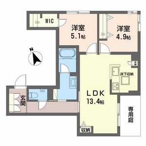 シャーメゾン　クレシェンテ甲子園口 0101号室