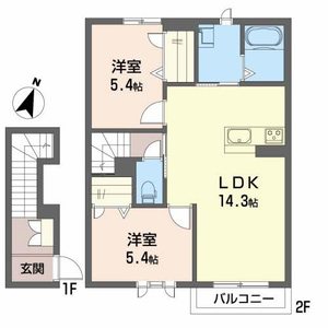 シャーメゾン　ベルプラート 0202号室