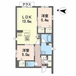 シャーメゾン　フェリシード 0102号室