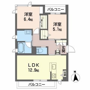 シャーメゾンエステートⅡ 0203号室