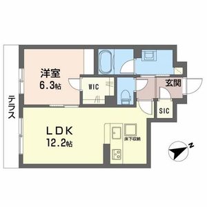 シャーメゾン　ラフテル 0102号室