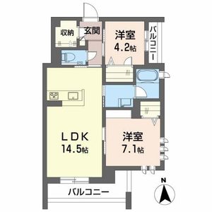 シャーメゾン　クレスト 0201号室