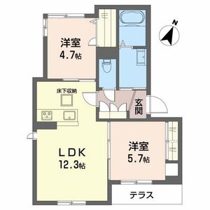 シャーメゾン２４ 0102号室