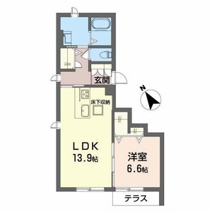 シャーメゾンフェリーチェＴＯＭＯ 0103号室
