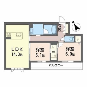 Ｆｌｅｕｒ　ｄｕ　Ｌａｃ 0202号室