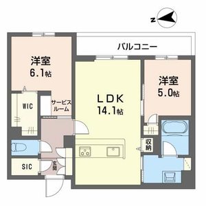 シャーメゾン　フィセル 0203号室