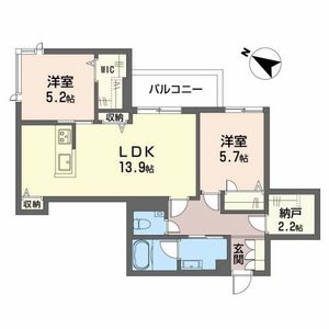 シャーメゾンガーデンズ　セリシール高羽　東館 0201号室