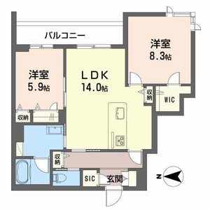 シャーメゾン　ルクール 0203号室