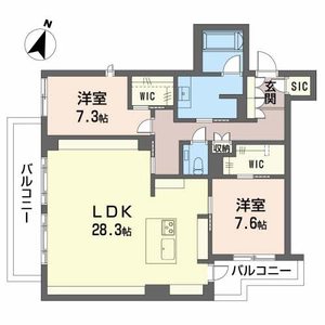 アゼリア　ベガ　芦屋業平町0302号室_間取り画像