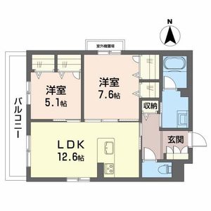 レフィシア西院Ⅱ 0201号室