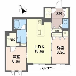 シャーメゾン　ヴィラ学園前 0201号室