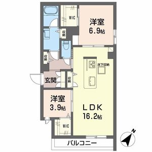 シャーメゾン　アンジュヴェールシャルム 0105号室