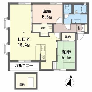 フラッツ安信 0201号室