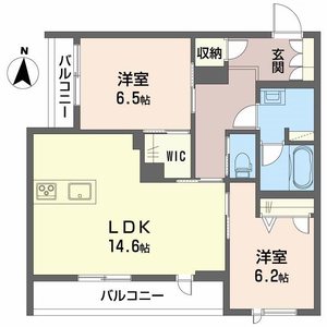 エスポワールＫ２　京都駅西0201号室_間取り画像