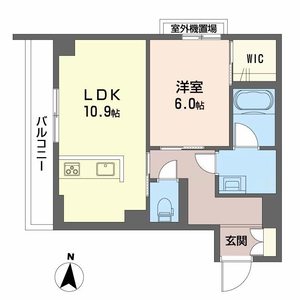 エスポワールＫ２　京都駅西0205号室_間取り画像