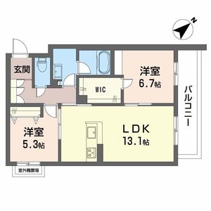 シャーメゾンビバーチェ東岸和田 0201号室