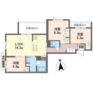 フローレ　桃ヶ池 0205号室