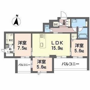 シャーメゾン箕面ひゅうがやぶ 0302号室