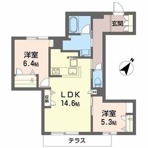シャーメゾン　ポポ 0101号室