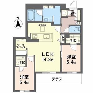 フレシア天王寺 0112号室