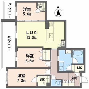 フレシア天王寺 0210号室